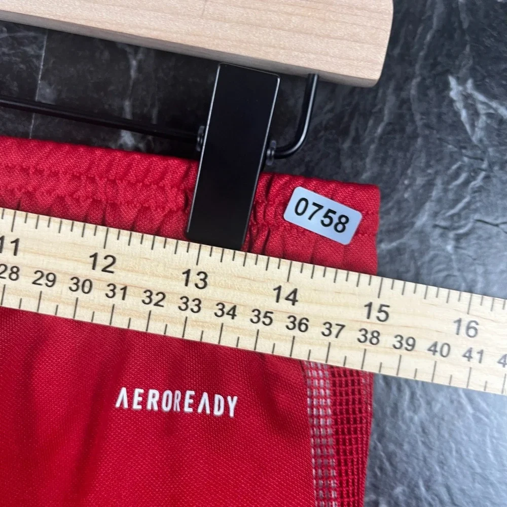 Adidas Men's Red Striped Track Pants Medium